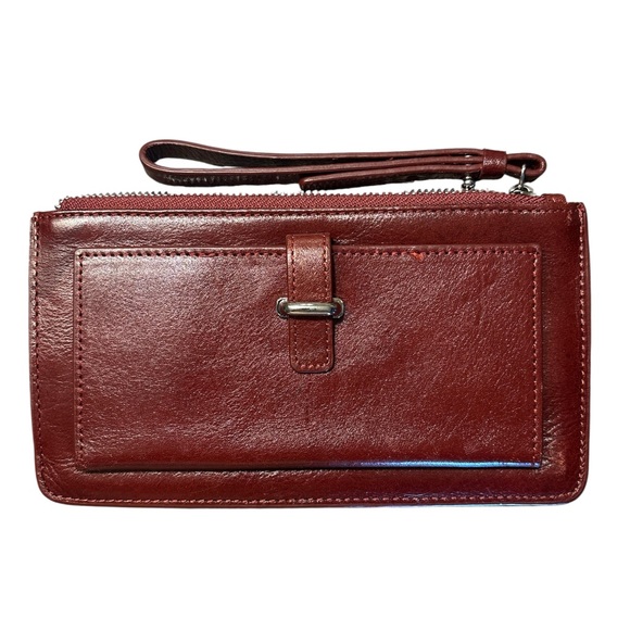 Wilson’s Leather Clutch Wristlet Wallet - Picture 1 of 6